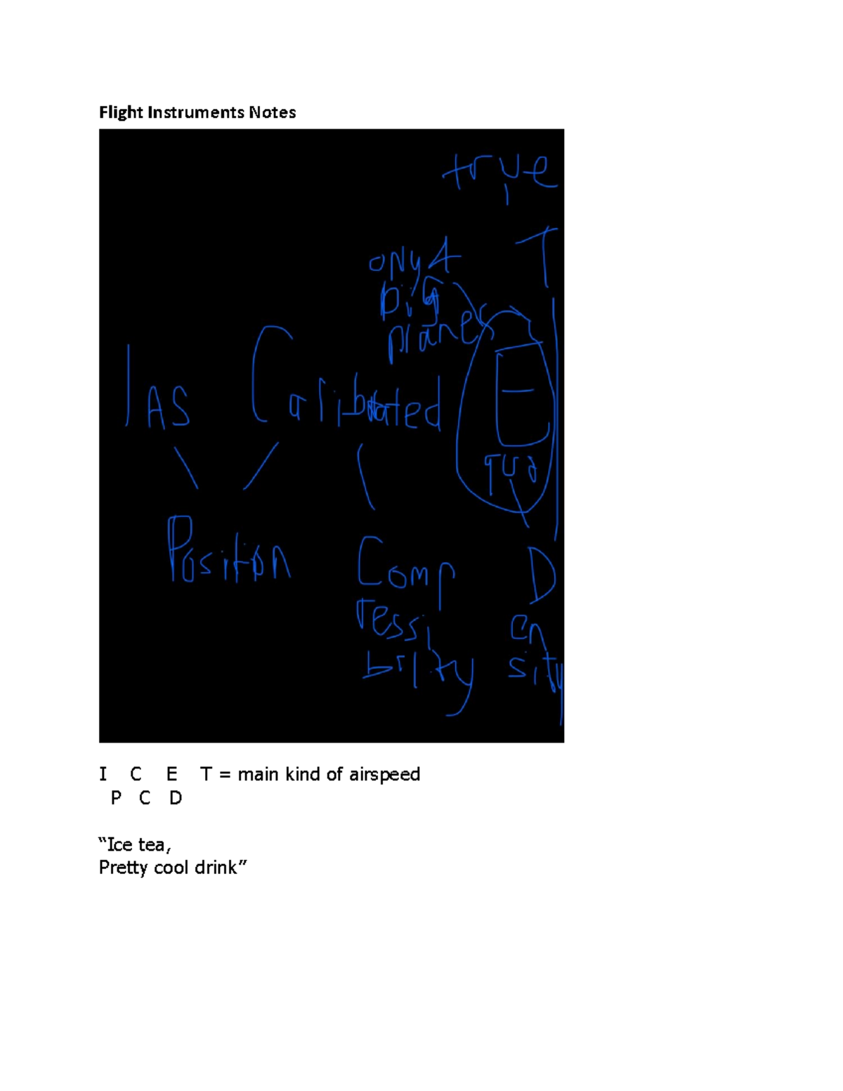 Flight Instruments Notes for Flight Management (Week 6) - Studocu