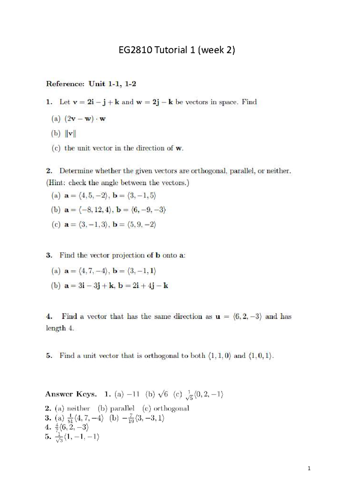 EG2810 Maths Tutorials: Composite Functions (Weeks 2-7) - Studocu