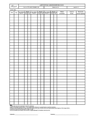 HCP-REC-01 Chiller Freezer Temp Monitoring & Record Guidelines - Studocu