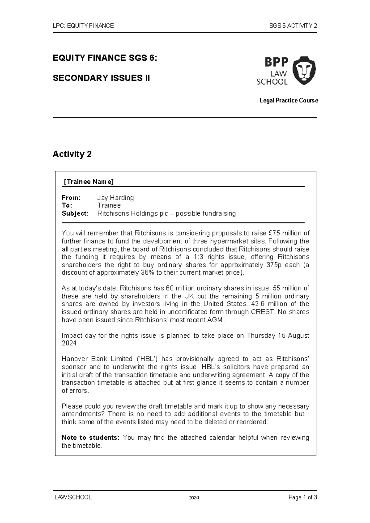 EF SGS 6 Activity 2 (2024)-2 - LPC: EQUITY FINANCE SGS 6 ACTIVITY 2 ...