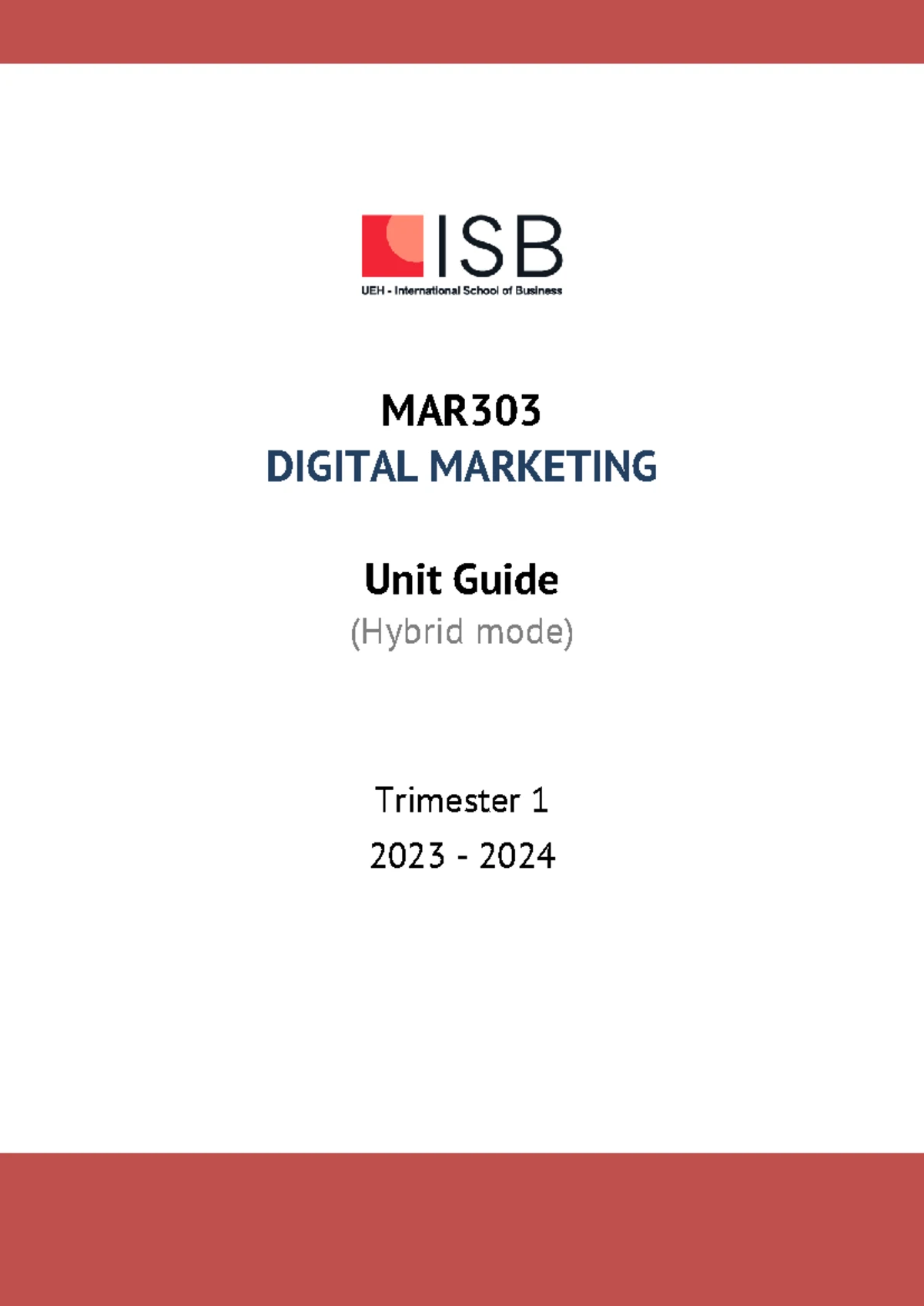 Báo cáo Cuối Kỳ Digital Marketing 2023 - Nhóm 2 1 - Studocu