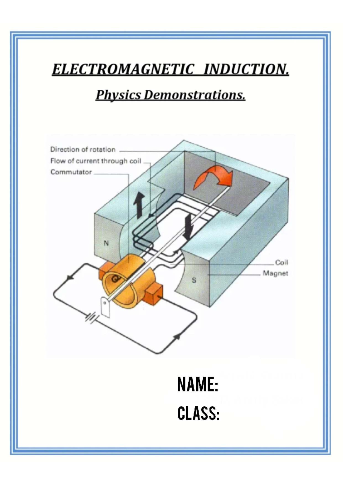 ELECTROMAGNETIC INDUCTION: Understanding EMF and Applications in ...