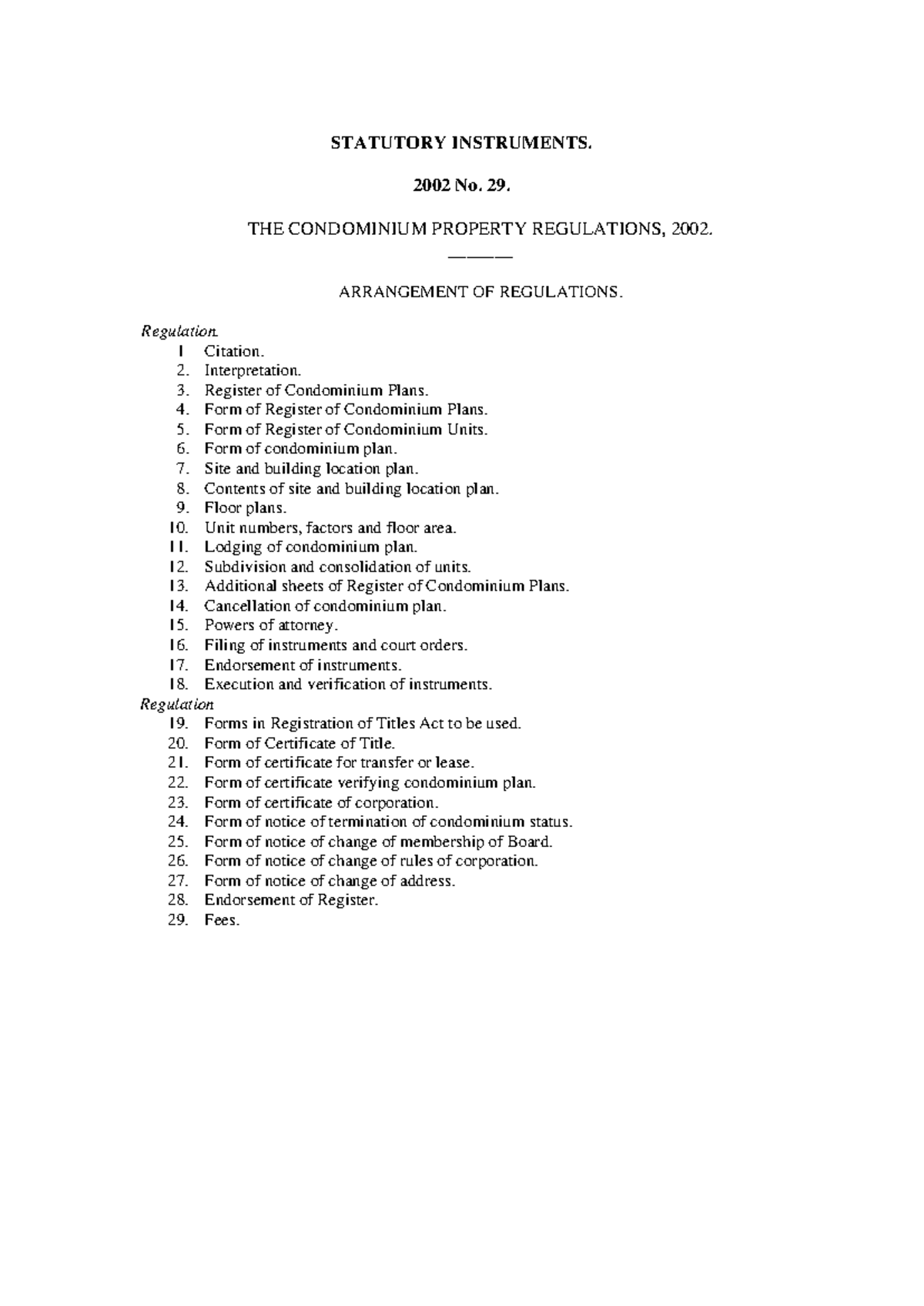 Final Exam Notes on Condominium Property Regulations (2002) - ADR - Studocu