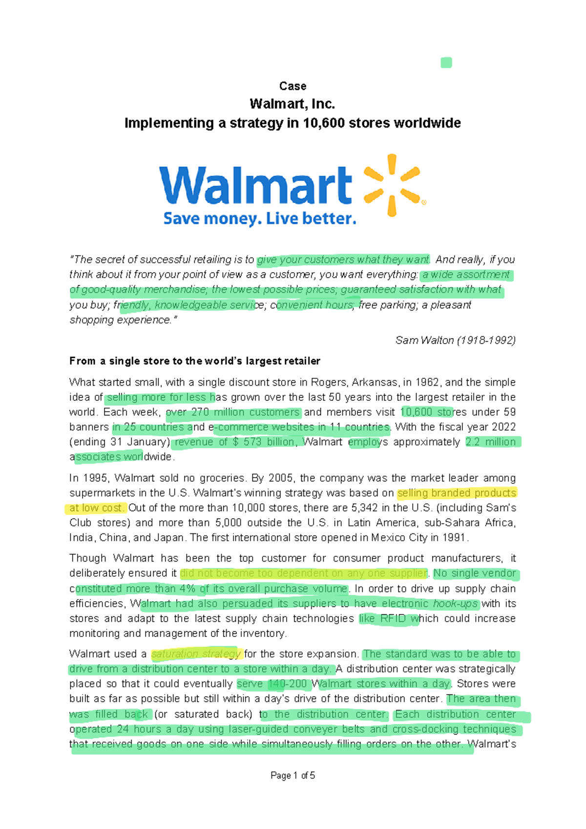 Walmart Case Study: Strategies for Global Retail Success and Growth ...