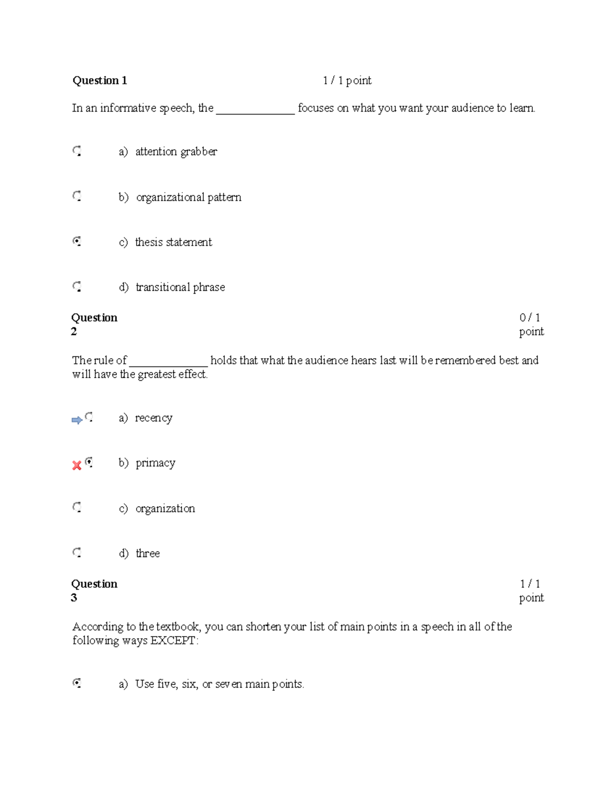 COM1010 Chapter 15 Quiz: Informative Speech Techniques and Tips - Studocu