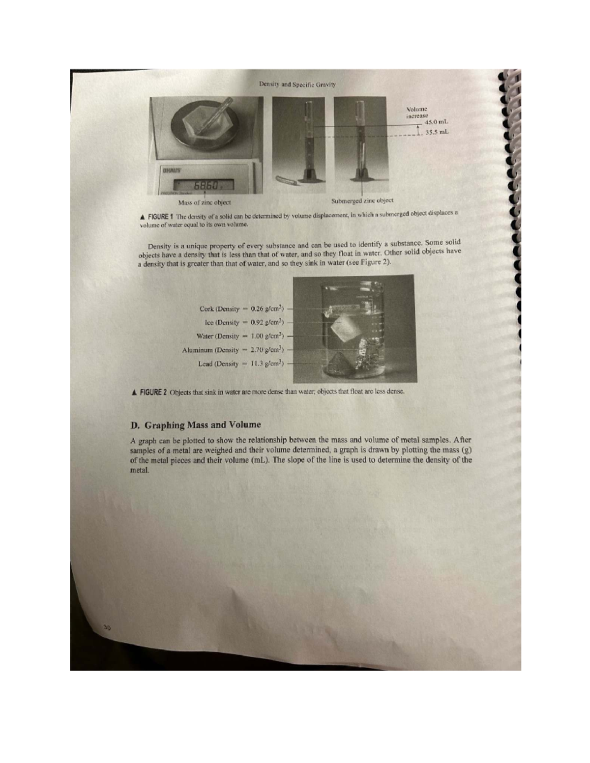 Density and Specific Gravity Lab Analysis - Doc2 - Studocu