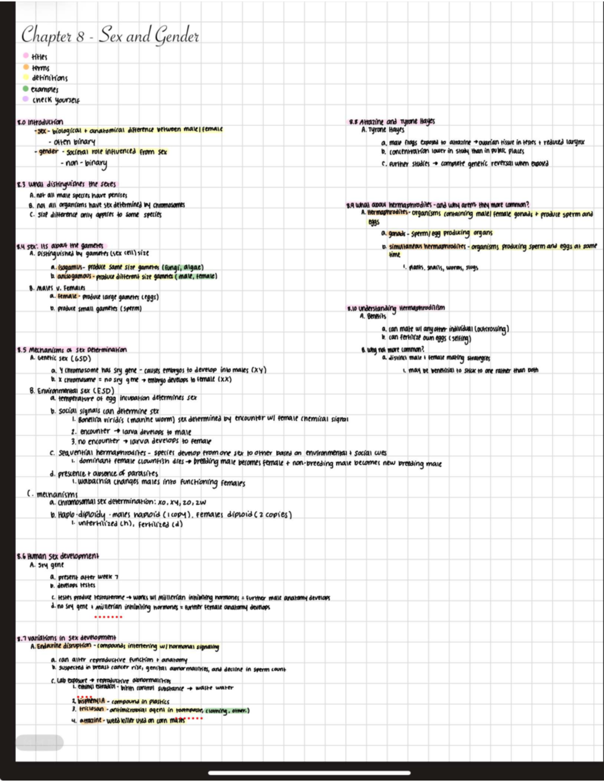 Chapter 8: Sex and Gender - Key Terms & Concepts for Final Exam - Studocu