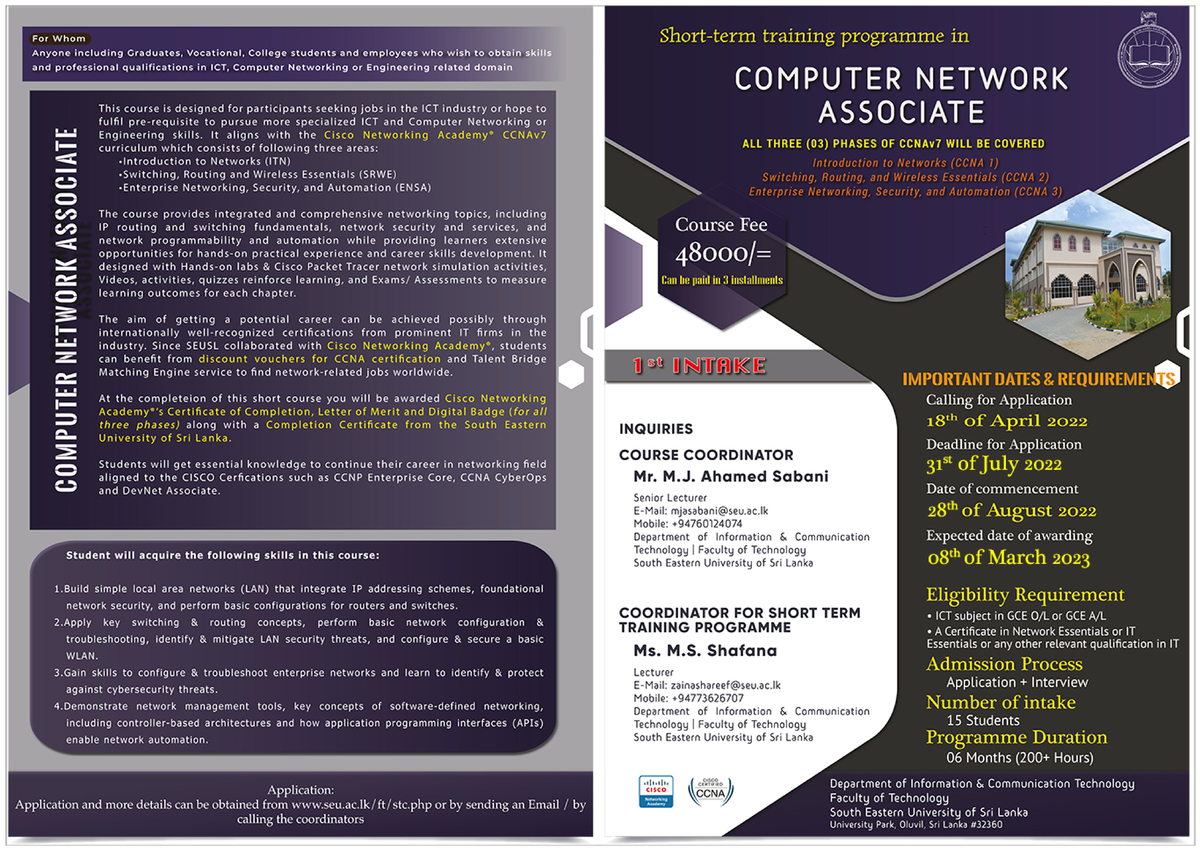 Computer Network Associate - Btech hnd in computing - Studocu
