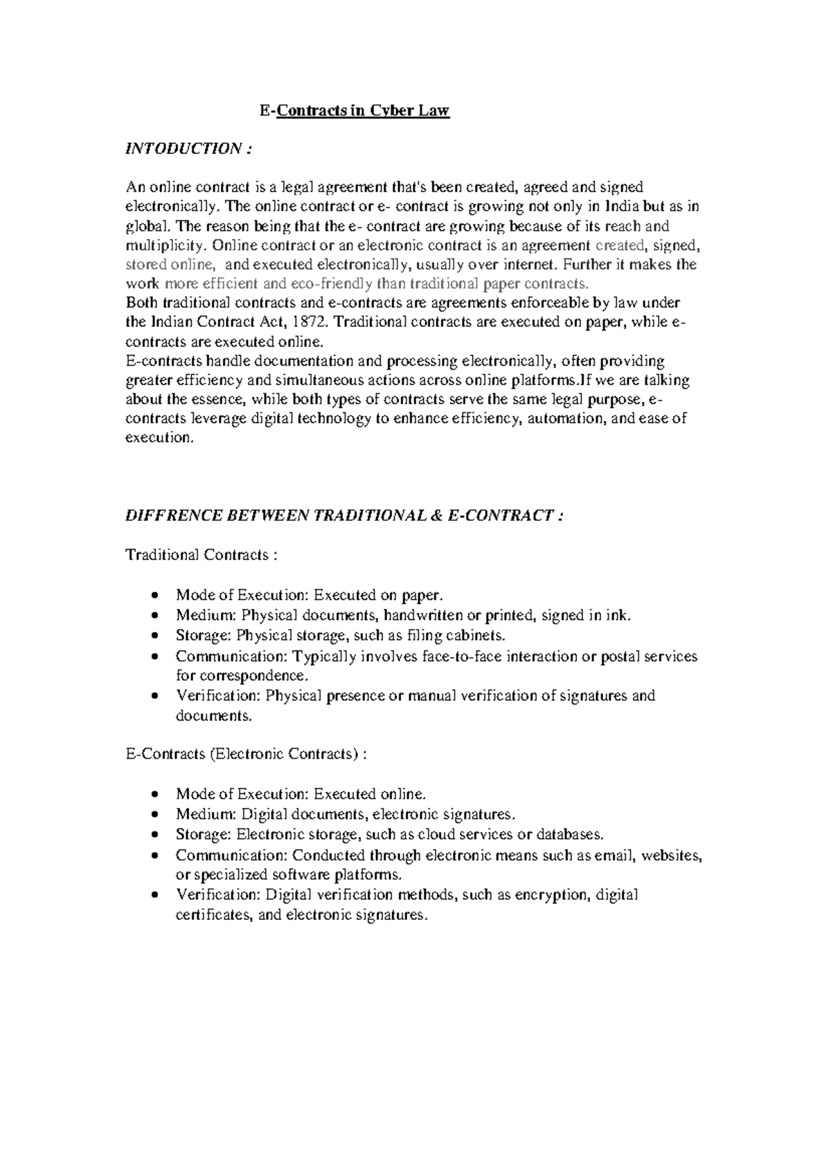 Cyber Law: Understanding Online Contracts and Their Legal Validity ...