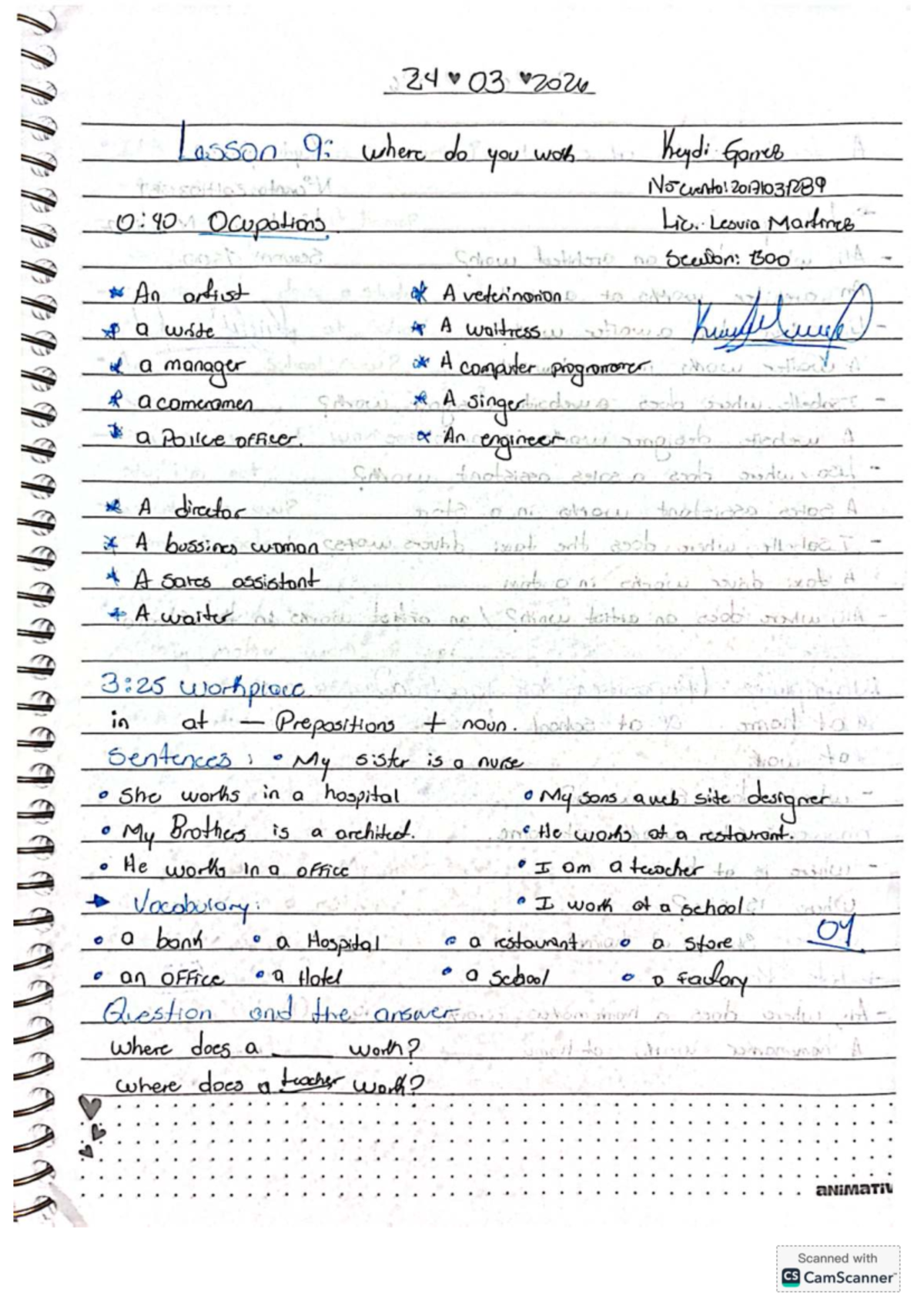 Gamez Keydi U3T1a33 - English Task 7 Notes - Studocu