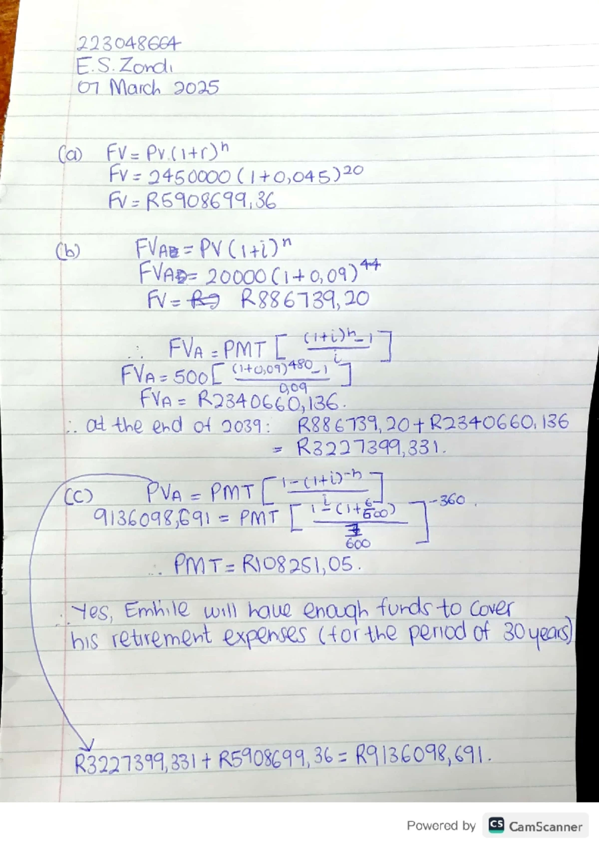 AFM211E Financial Management 2A Semester Test 1 Solutions 2024 - Studocu