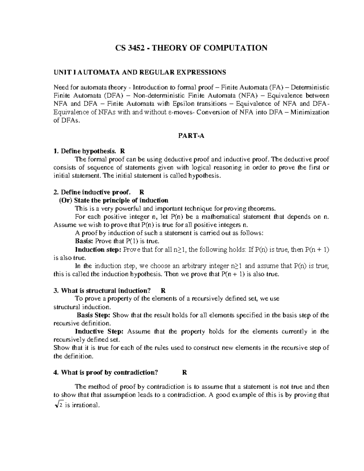 CS3452- Theory-OF- Computation-1-11 (1) (2) - CS 3452 - THEORY OF ...