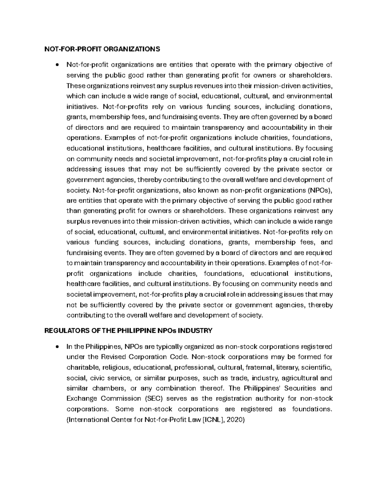 NPO 101: Understanding Not-for-Profit Organizations and Their Impact ...
