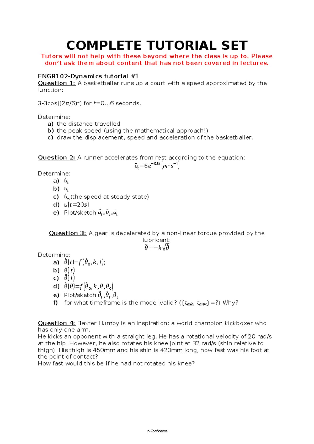 2025 TUT - Complete Tutorial Set for Physics Concepts and Applications ...