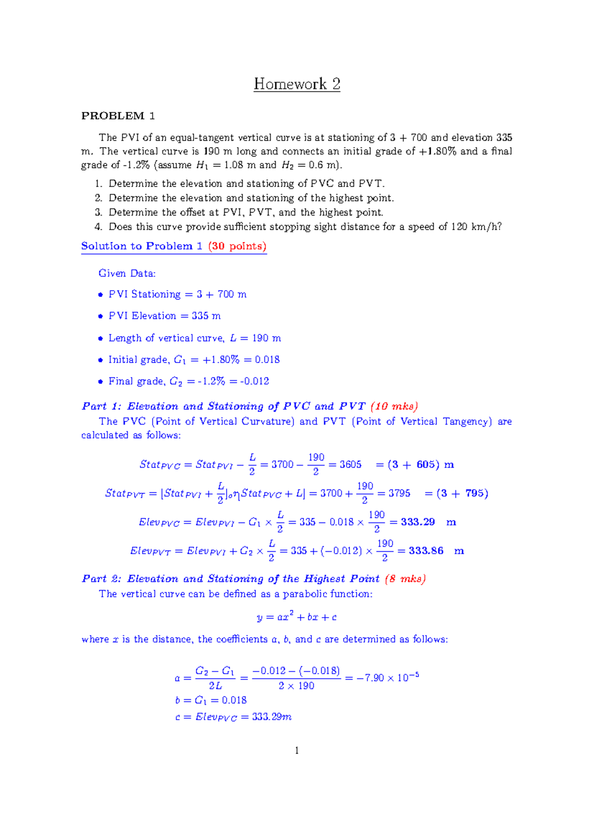 Homework 2 Solution - Homework 2 PROBLEM 1 The PVI of an equal-tangent ...