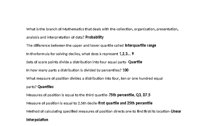 RMYA Results Analysis: Probability & Statistics Concepts (MATH 101 ...