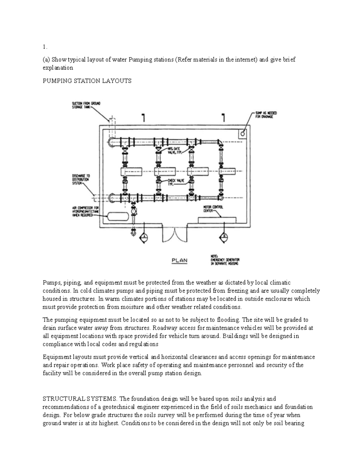 Hydraulics Q1 - Practical Applications of Pumping Stations Layouts ...