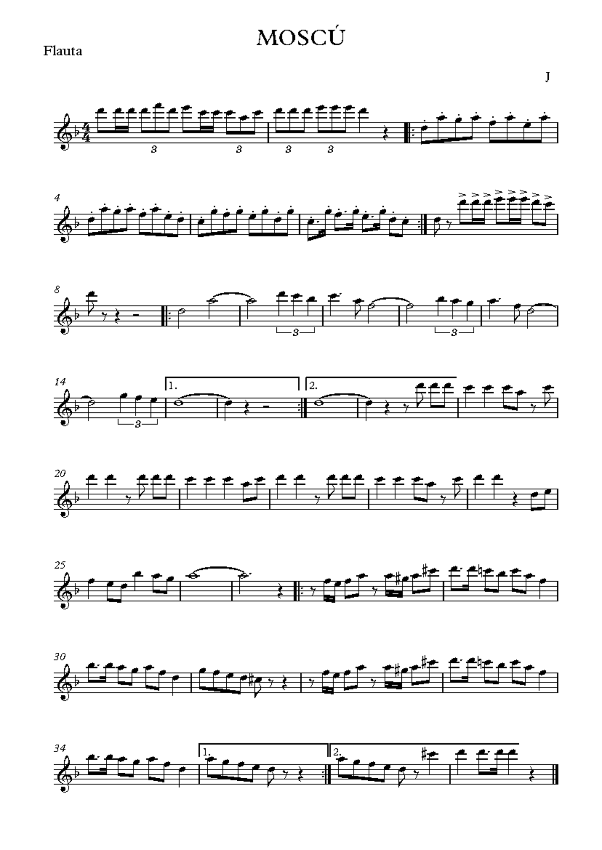 MOSCÚ: Marcha para Instrumentos de Viento (JB 093043) - Document Preview