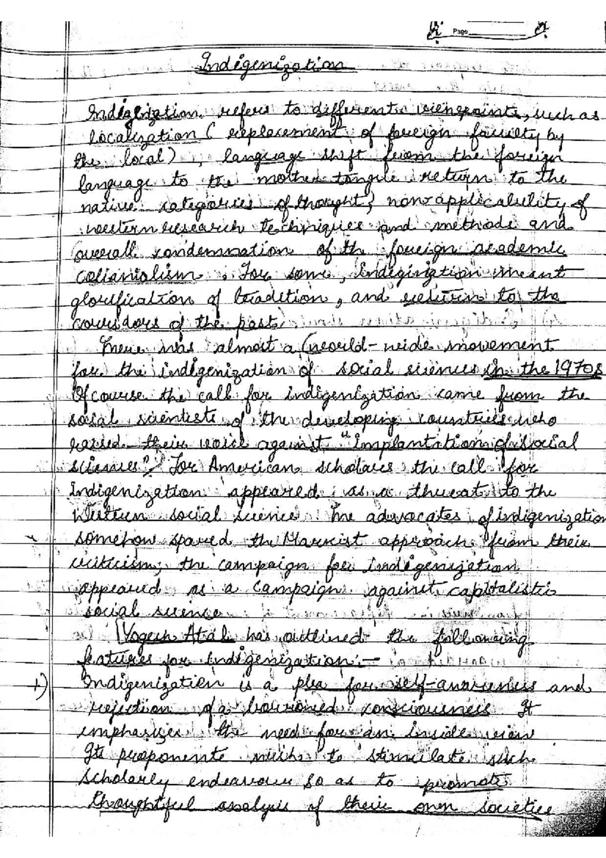 Indigenization & Contextualization in Indian Sociology: A Critical ...