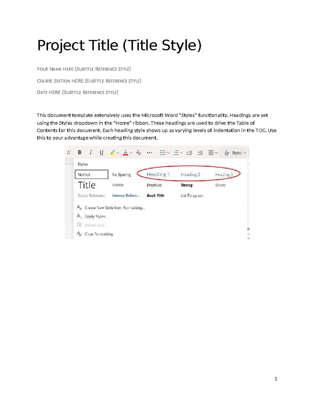 Project Documentation Template (Course Code) - Your Name Here - Studocu
