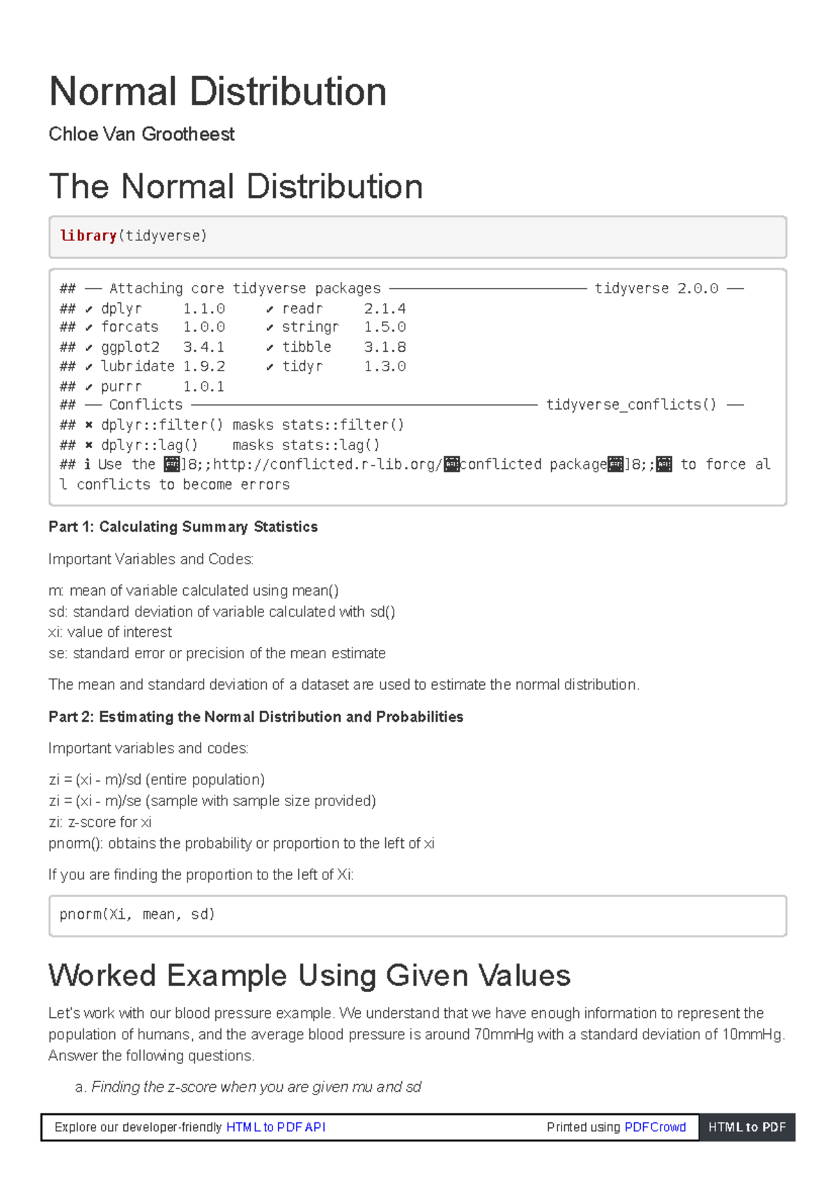 Normal Distribution Lecture Notes - Studocu