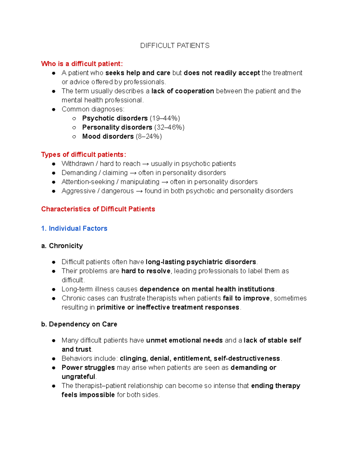 Difficult Patients: Understanding and Managing Complex Cases in Mental ...