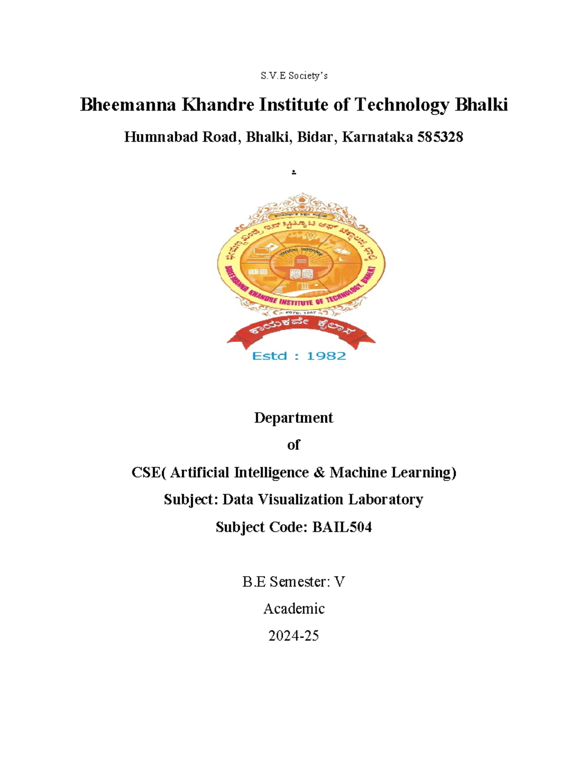 DV LAB Manual 1111 - i need for practise purpose - S.V Society’s ...