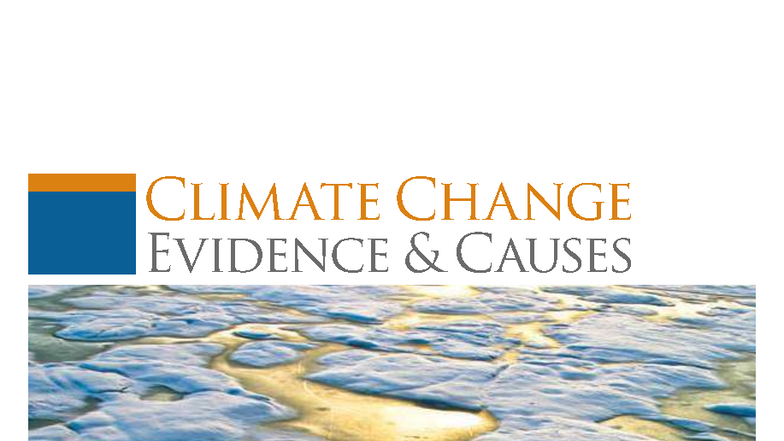 Climate Change: Evidence and Causes Update 2020 Summary - Studocu