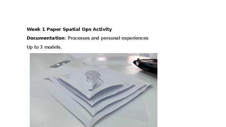 W1STU Spatial Ops - Week 1 Activity: Exploring Spatial Design Models ...