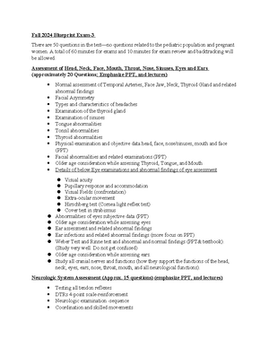 Exam blueprint fall 2024 final exam - Your Final Exam is scheduled for ...