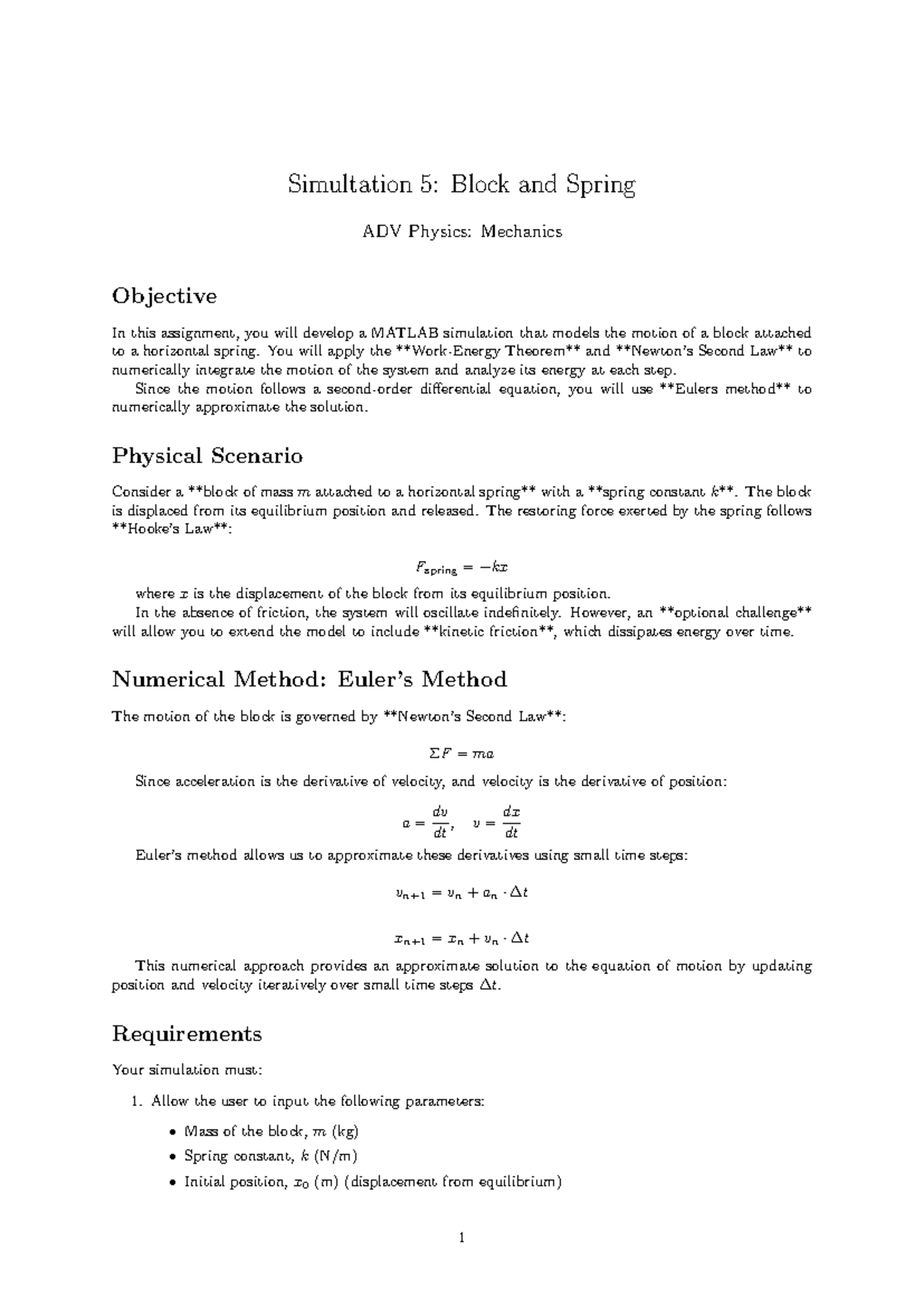 Sim5 - It is a simulation using MatLab - Simultation 5: Block and ...