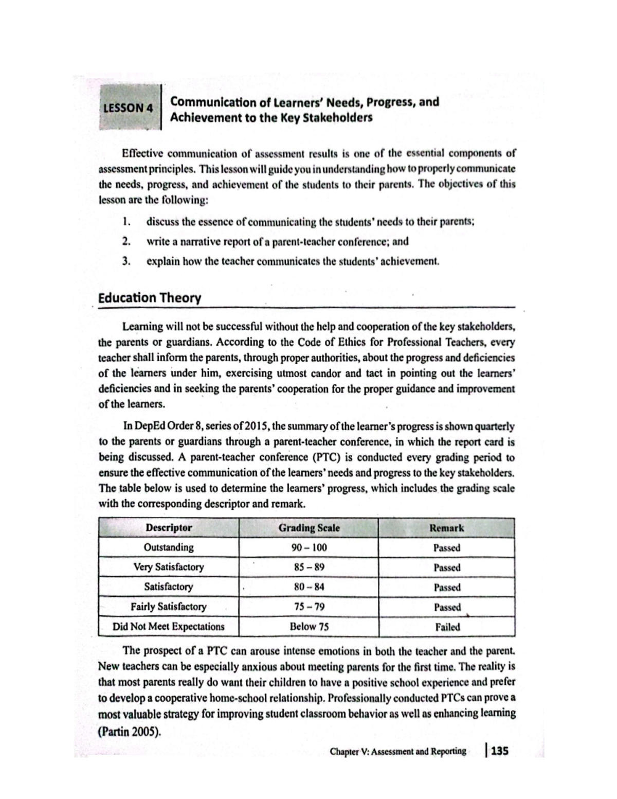 EDUC 101: Lesson 4 - Communicating Learner Needs & Progress to ...