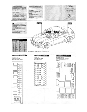 Wiring diagram for driver-side SAM control unit with fuse and relay ...