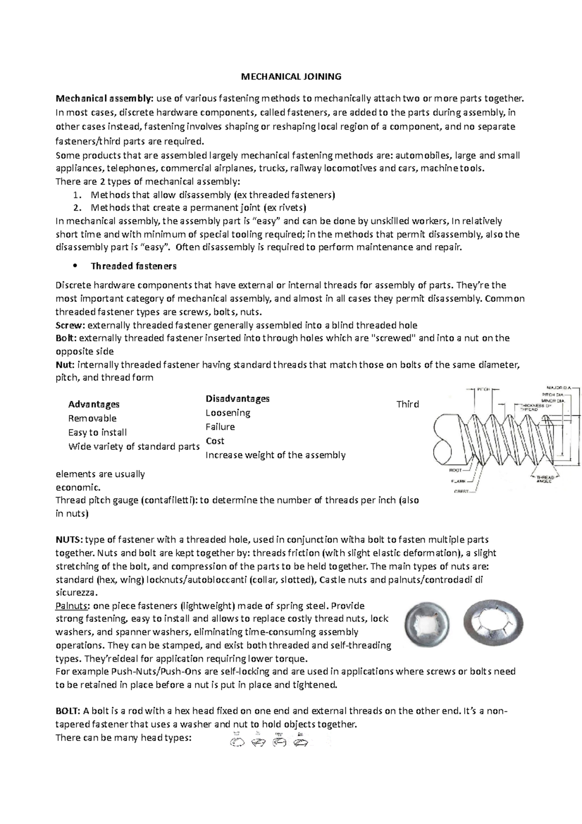 Mechanical Joining Techniques: A Comprehensive Overview on Assembly ...