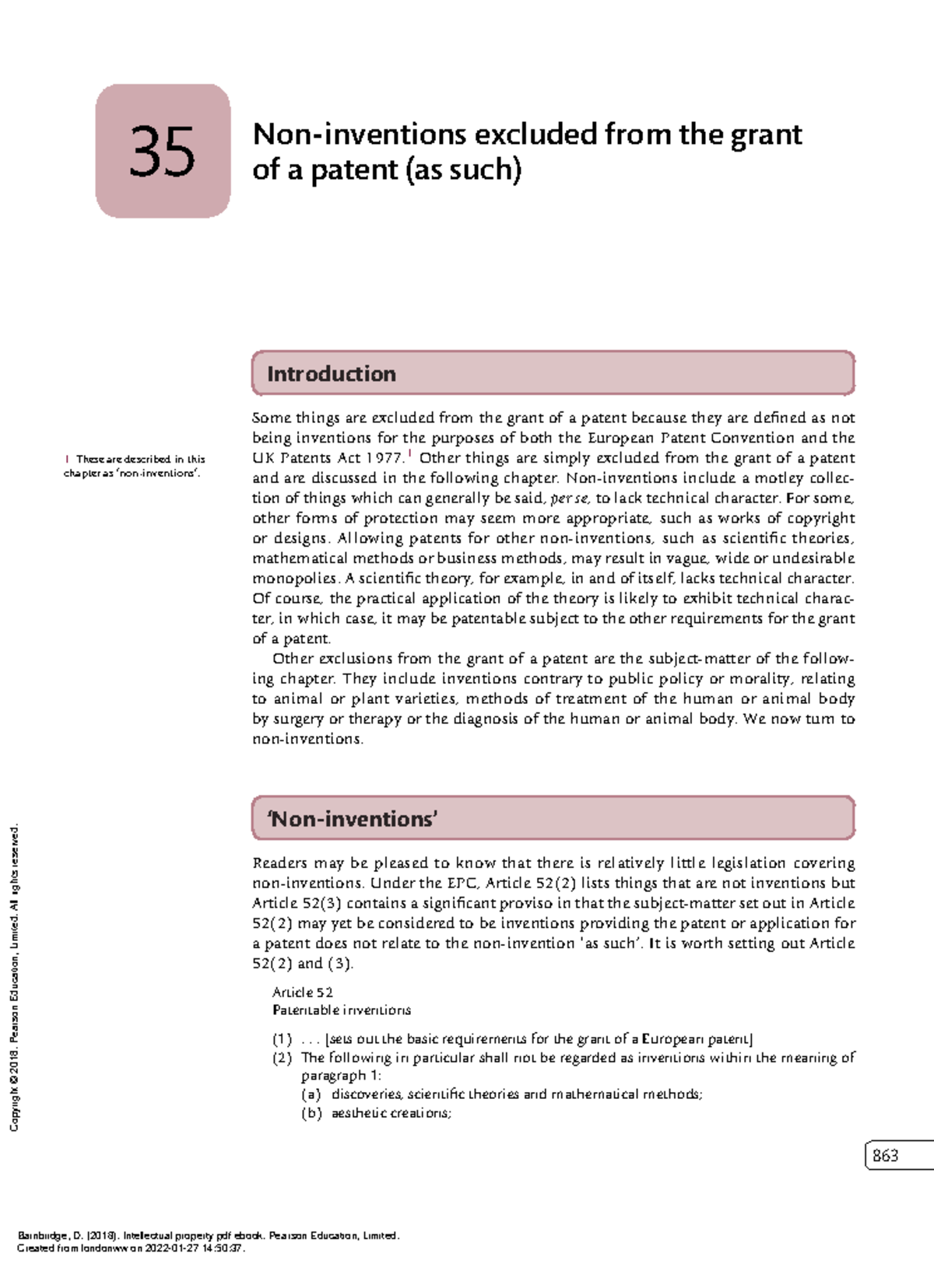 Trade Secrets and Inventions: Non-Inventions and Patent Exclusions ...