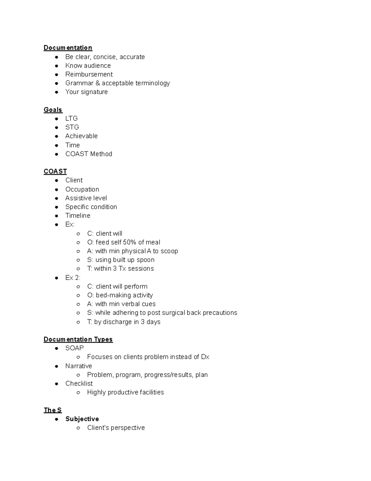 week one introduction - Documentation Be clear, concise, accurate Know ...