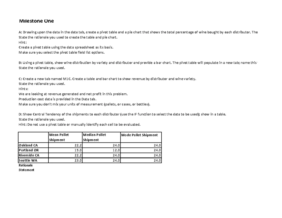 QSO 320 Module 1 Assignment Excel Sheet - Labor Hours - QSO 320 - This ...