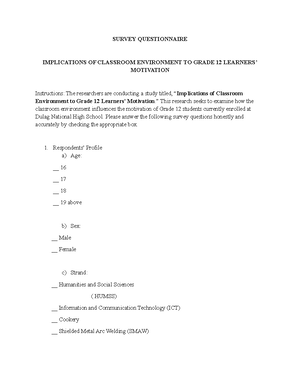 Chapter 1 Practical Research 2 Notes - Variables in a Quantitative ...