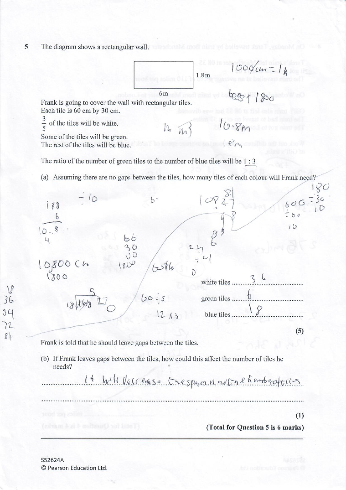 W 36 4 g2 Tile Coverage Calculation for Rectangular Wall - Studocu