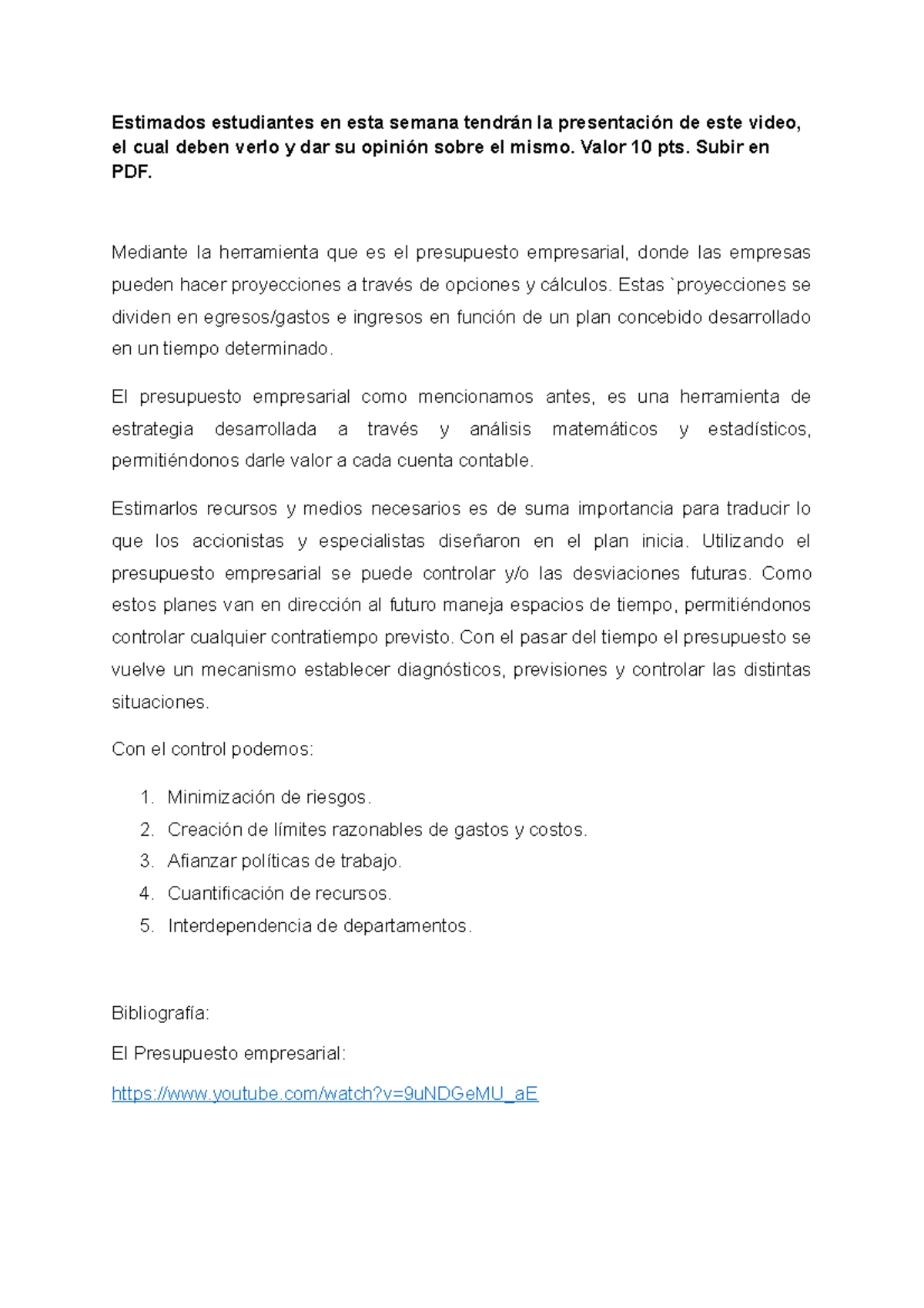 Resumen del Video: Presupuesto de Ventas y su Importancia Estratégica ...