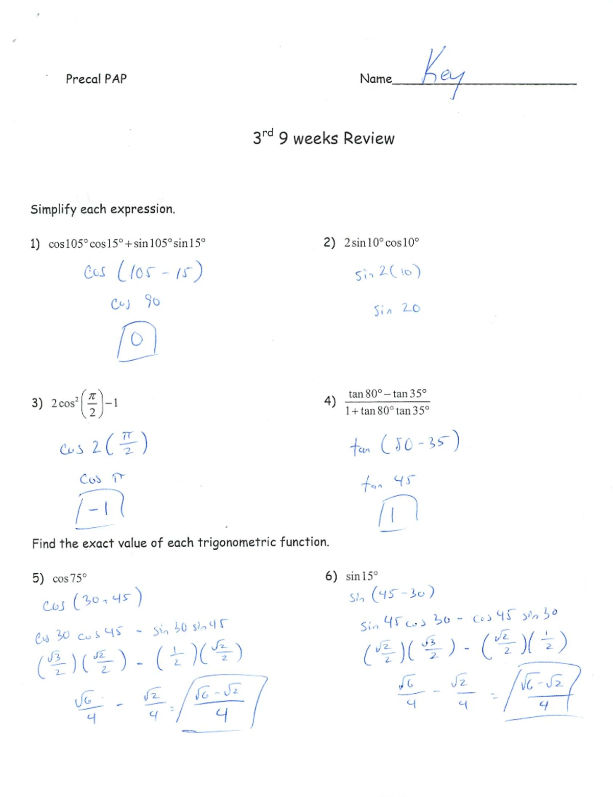 Algebra 2 Study Guide: Graphing & Solving Rational Functions - Studocu