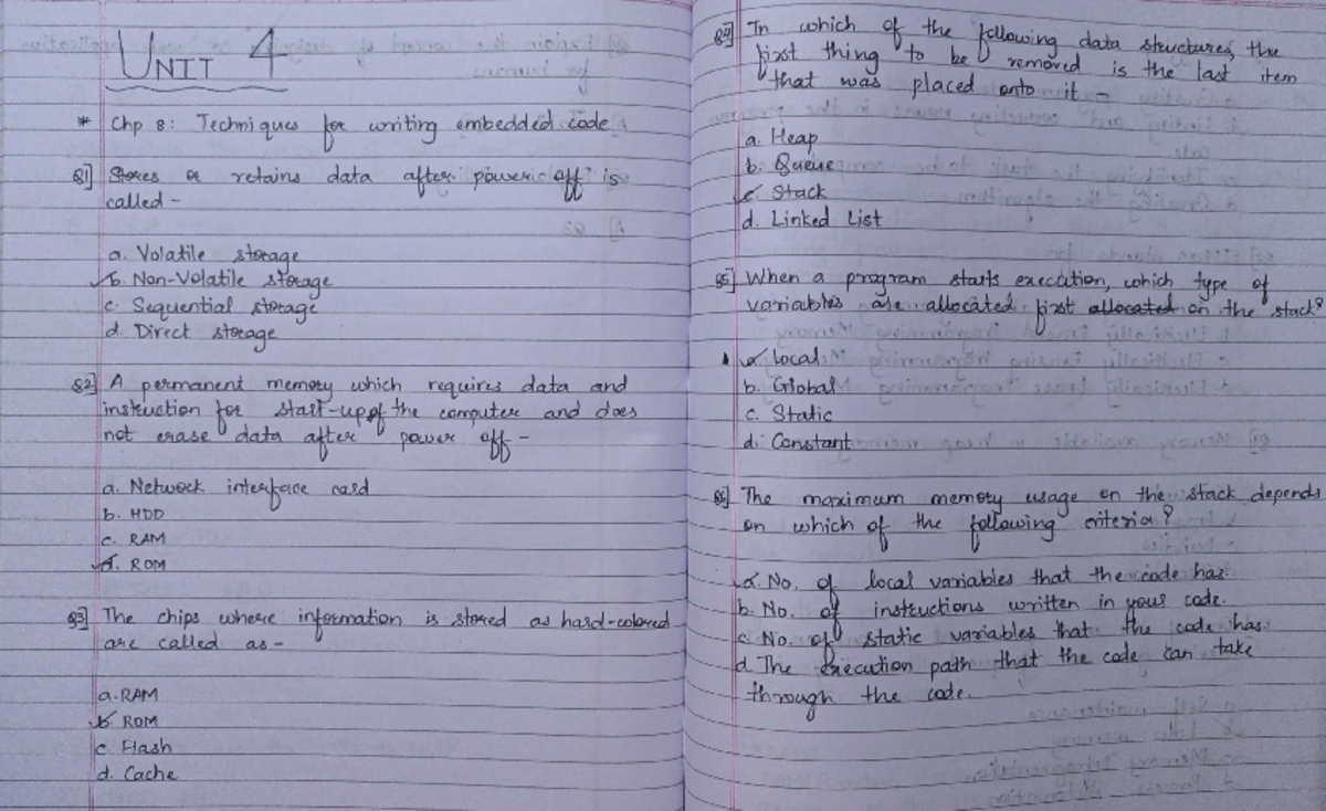 Unit4 IOT - Notes of IOt unit 4 - 84 In which of to the following data ...