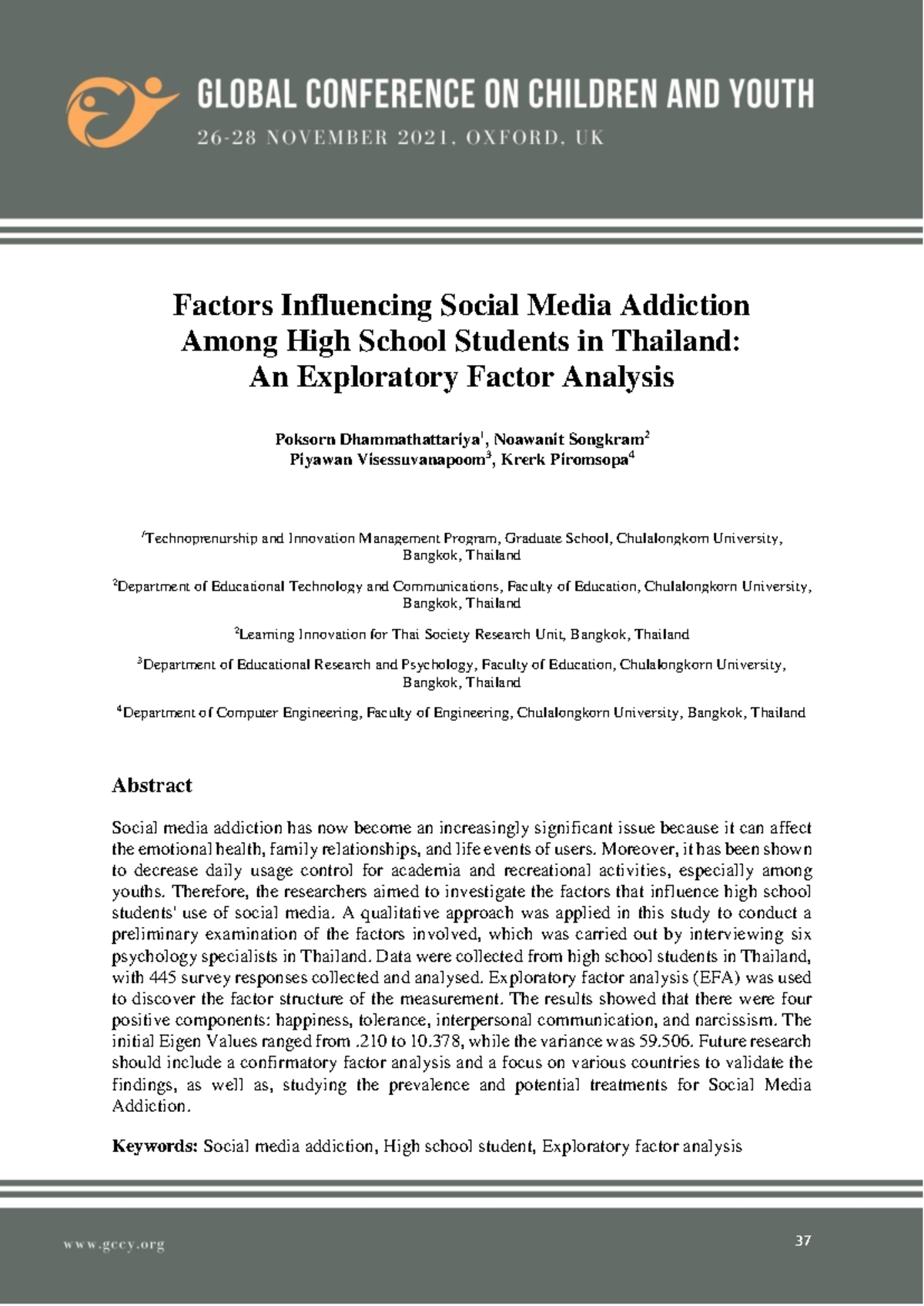 5-2040 - Factors Influencing Social Media Addiction Among High School ...