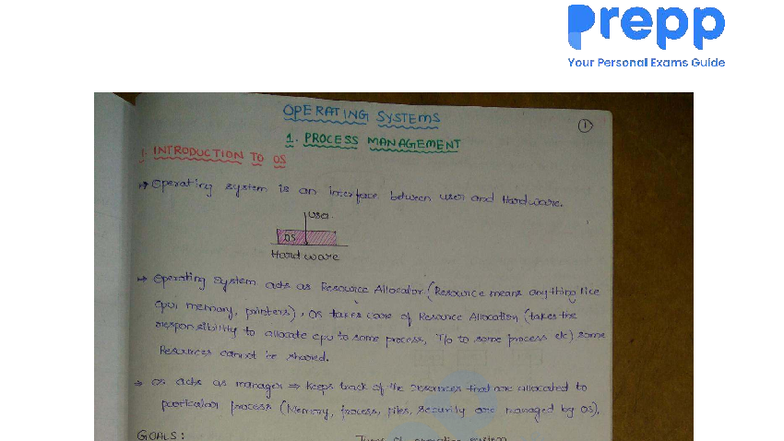 OS GATE Notes: Process Management and Scheduling Techniques - Studocu