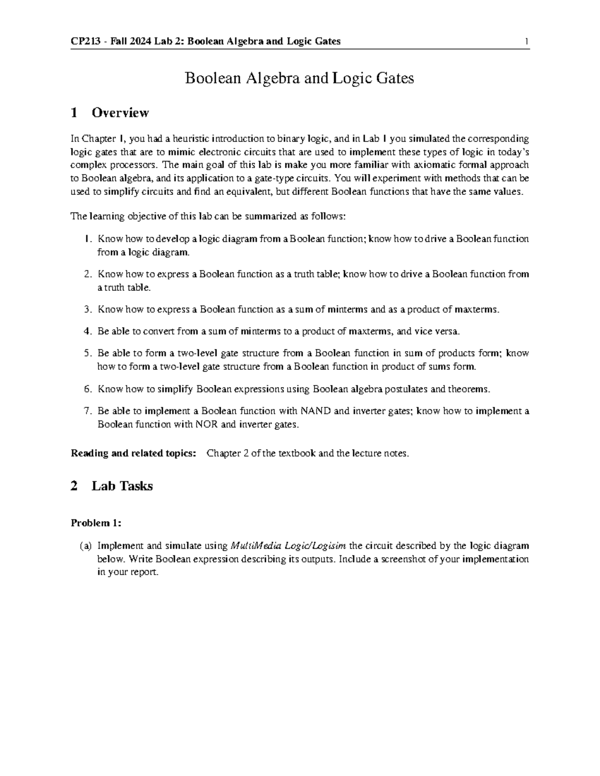 CPS213 24 lab2 - This is the informatio for the course - CP213 - Fall ...