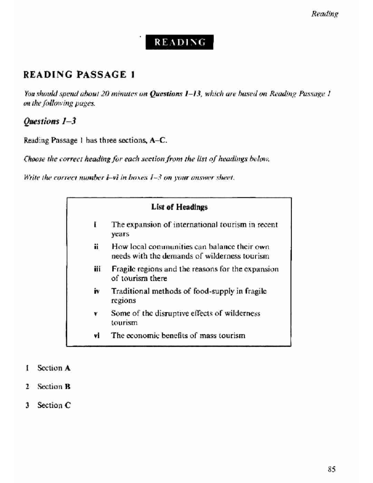Cam 5 reading test 4 - Reading READING READING PASSAGE I You should ...