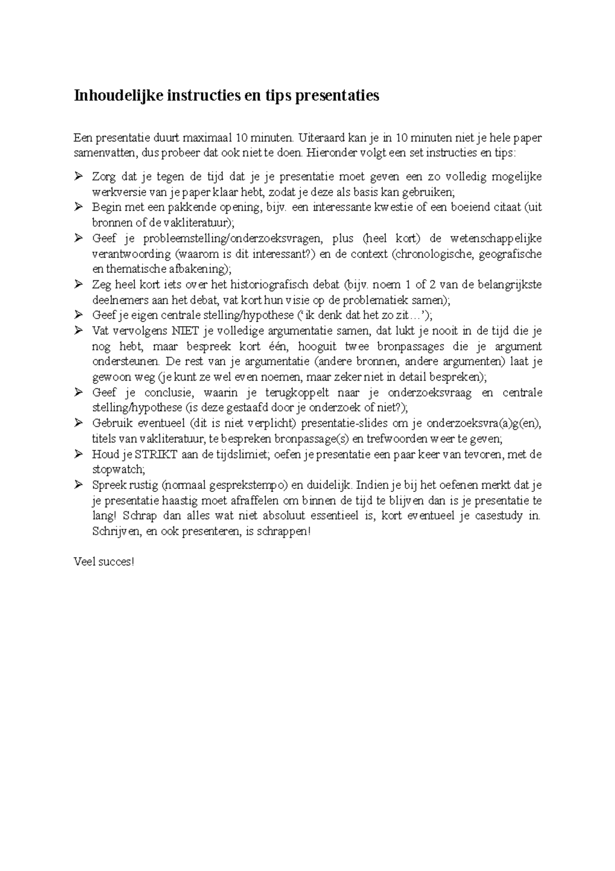 2021-22 Presentatie Tips en Instructies voor Papers - Studocu