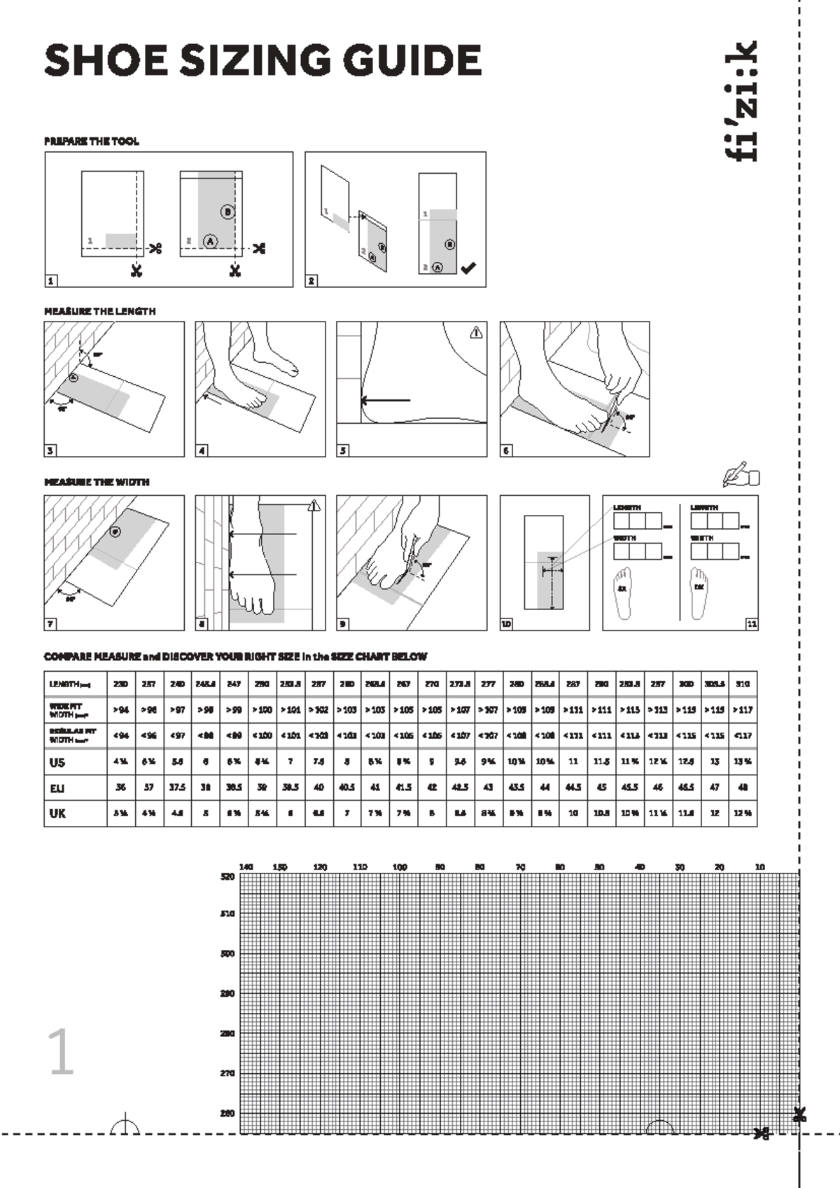 SHOE SIZING GUIDE: MEASURE LENGTH & WIDTH for Perfect Fit - Studocu