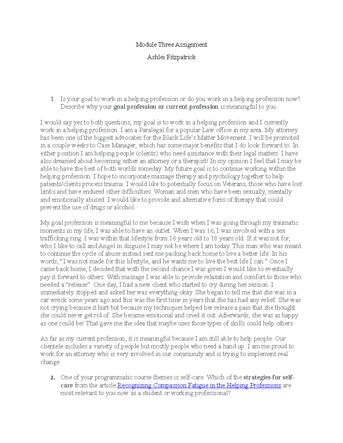 Module Three Activity Journal - Module Three Assignment Ashlei ...
