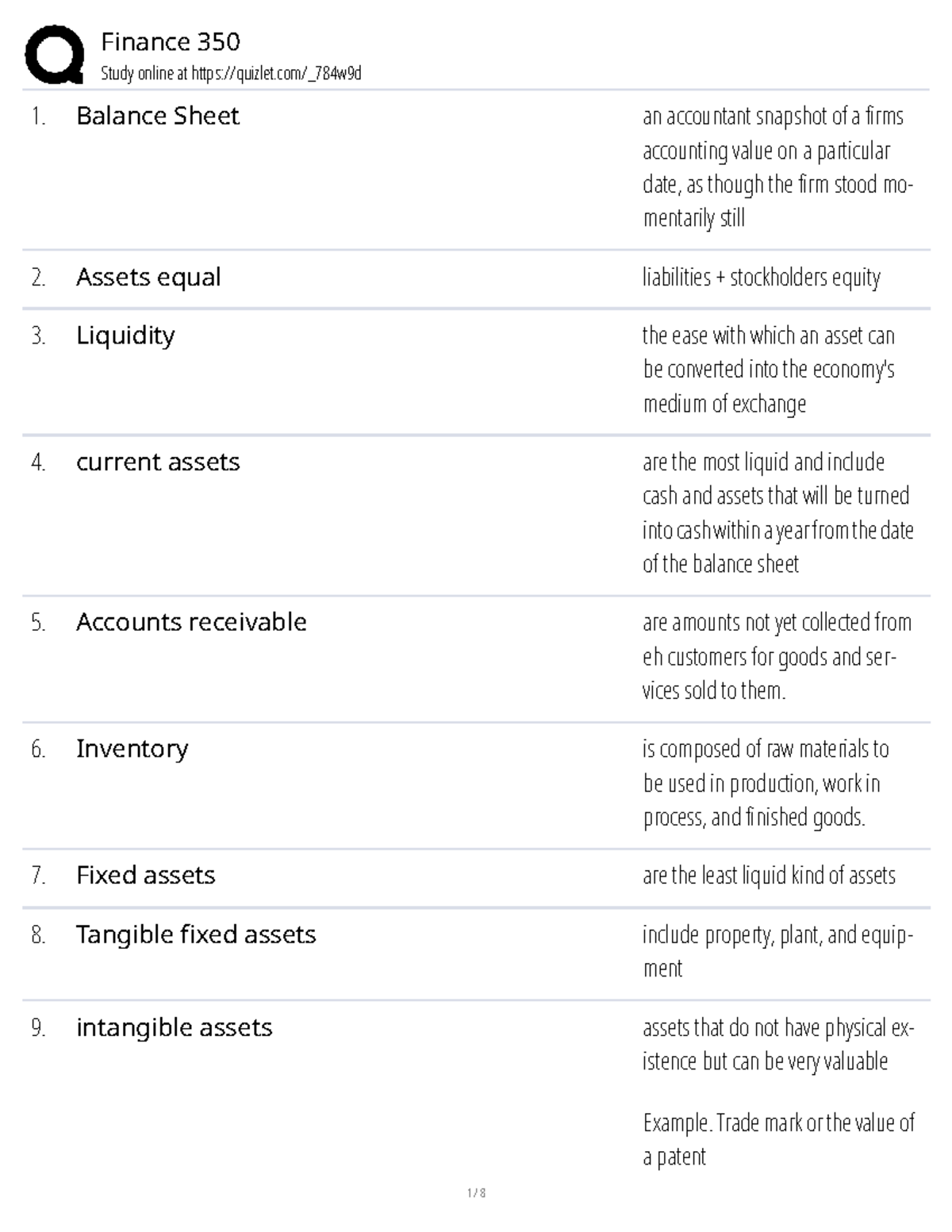 Fin 6404 Study Guide: Key Concepts from Chapters 2-5 - Studocu